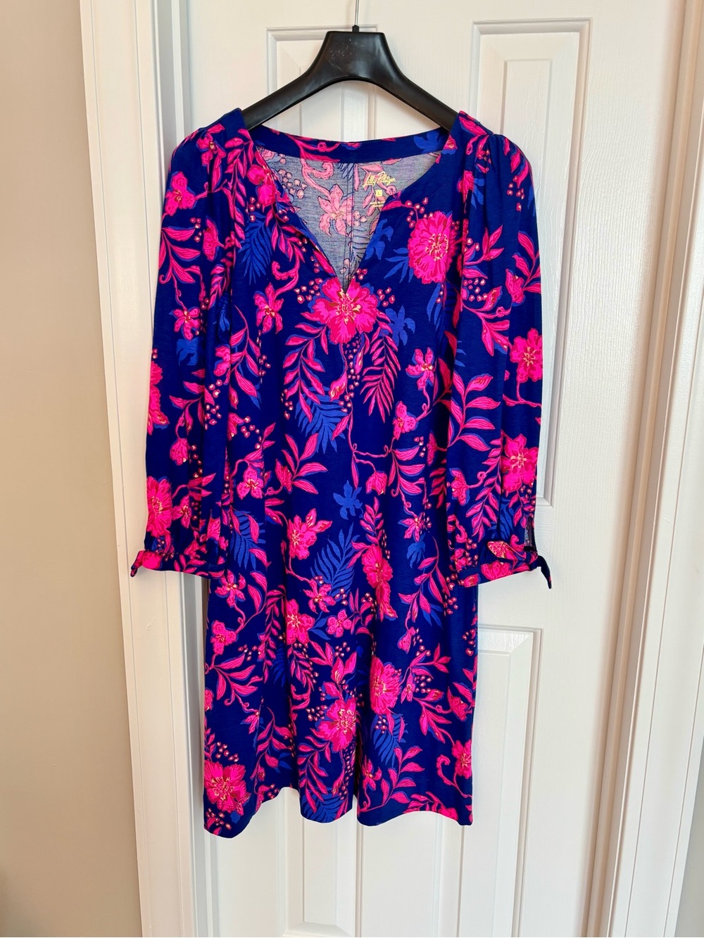Lilly Pulitzer Blue & Pink Dress - Picture 2 of 9